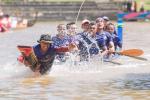 ประเพณีแข่งเรือขึ้นโขนชิงธงของชาวตำบลบ้านควน